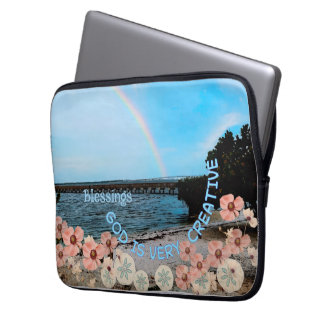" God is Very Creative" Laptop Sleeve