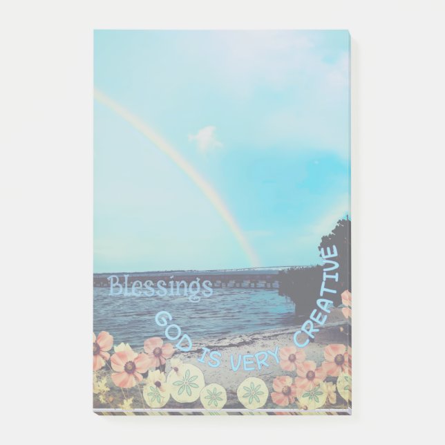  " God is very Creative" Post-it Notes (Front)