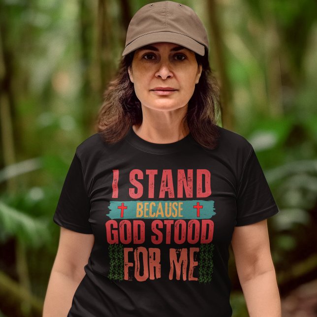 God is with me: Bible verse Scripture Christian T-Shirt (Creator Uploaded)
