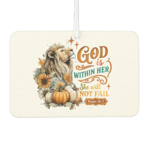 God Is Within Her... Car Air Freshener
