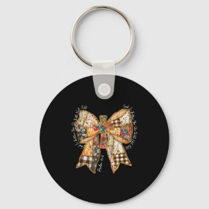 God Is Within Her She Will Not Fall, Jesus, Christ Key Ring