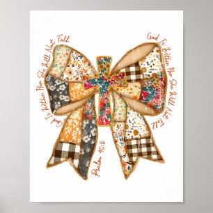 God Is Within Her She Will Not Fall, Jesus, Christ Poster