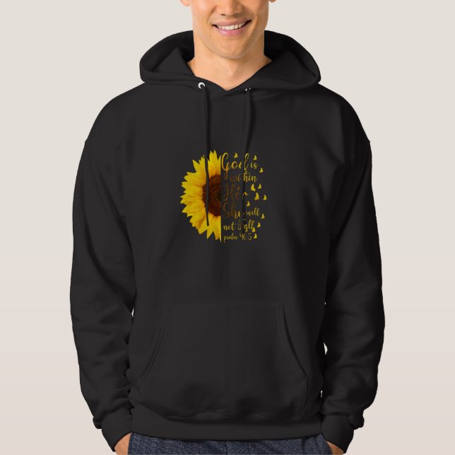 God Is Within Her She Will Not Fall Psalm 465 Chri Hoodie (Front)
