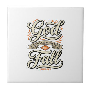 God Is Within Her She Will Not Fall Vintage Shirt_ Tile