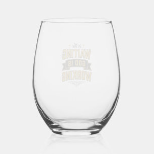 God Is Working Vintage Faith Typography Shirt_1 Stemless Wine Glass