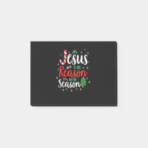 God Jesus Christ Is Reason For The Christmas Seaso Post-it Notes