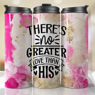 God Jesus Religious Faith Bible Prayer Thermal Tumbler