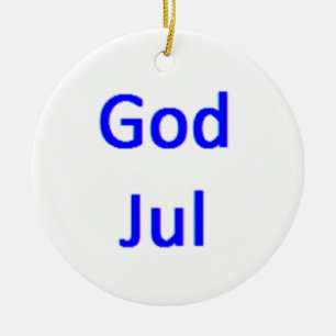 god jul1  ceramic tree decoration