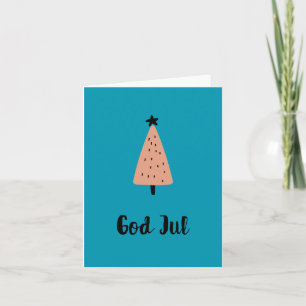 God Jul, Norwegian Christmas  Card
