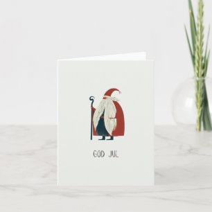 God Jul, Scandinavian Christmas  Card