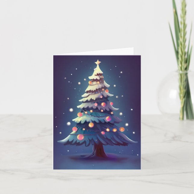 God Jul, Scandinavian Christmas  Card (Front)