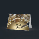 God Jul Swedisch Christmas Card<br><div class="desc">God Jul - Merry Christmas in swedish Surprise your nearest and dearest, your friends, co-workers, neighbours or even your boss with a special card in their own language or your (2nd) language. Many different designs available: from a modern collage photography card, mixing ornaments and winter landscapes, a classic vintage christmas...</div>