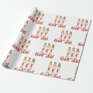 God Jul Wrapping Paper