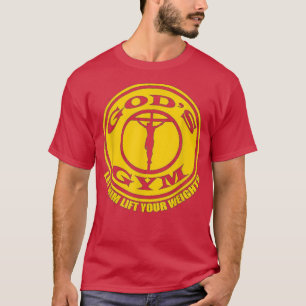 God Let Him Lift Your Weights Graphic Novelty Jes T-Shirt