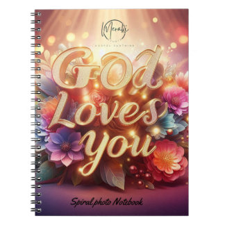 God love you Spiral Photo Notebook