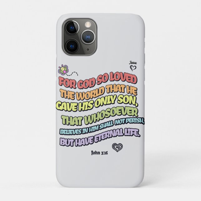 God Loved the World Case-Mate iPhone Case (Back)