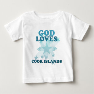 God Loves Cook Islands Baby T-Shirt