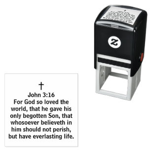 God loves the world John 3:16  Self-inking Stamp