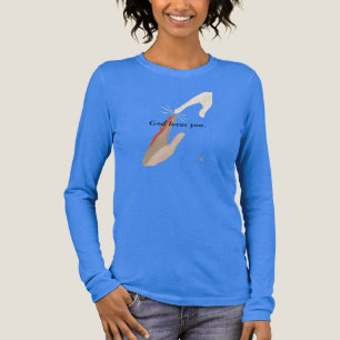 God loves you, Energy and Multi-racial Hands Shirt