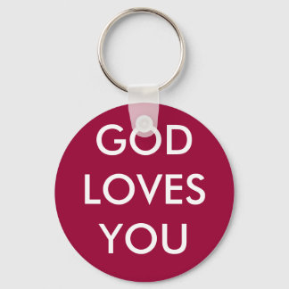 GOD LOVES YOU KEY RING