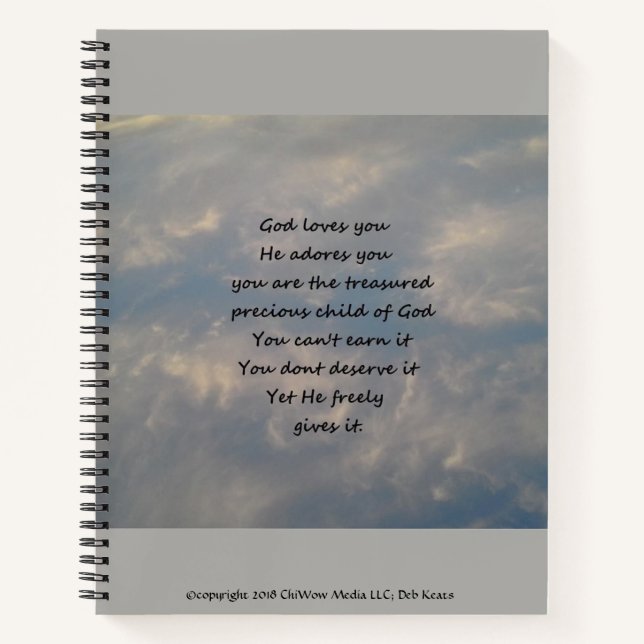 God Loves You Notebook (Front)