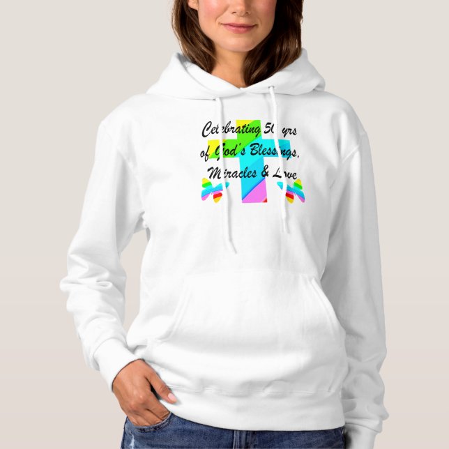 GOD LOVING 50TH HOODIE (Front)