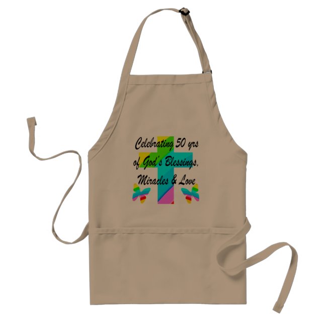 GOD LOVING 50TH STANDARD APRON (Front)