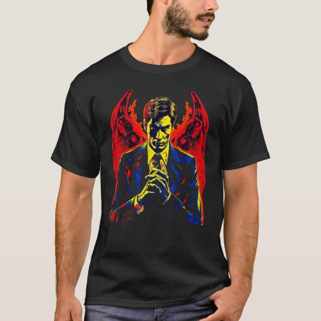 God Lucifer Fallen Angel T-Shirt (Front)
