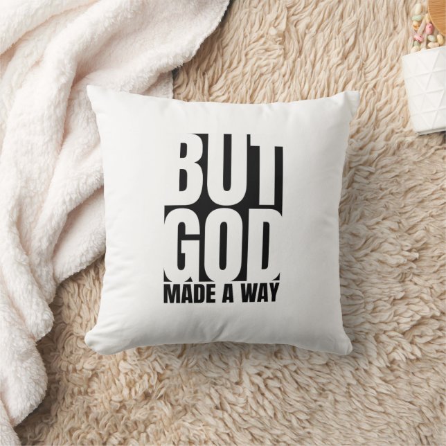 God Made a Way – Inspirational Christian Cushion (Blanket)
