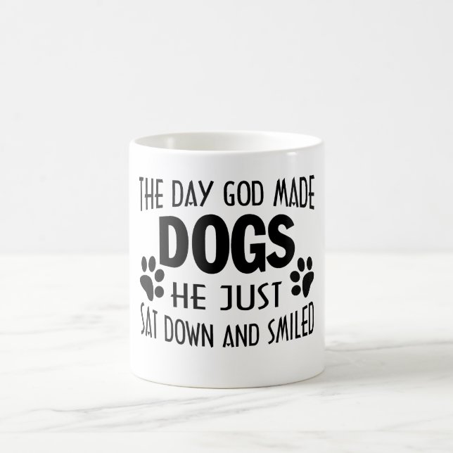 GOD MADE DOGS COFFEE MUG (Center)