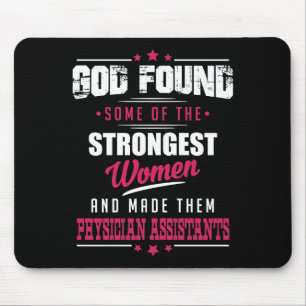 God Made Physician Assistants Hilarious Profession Mouse Pad