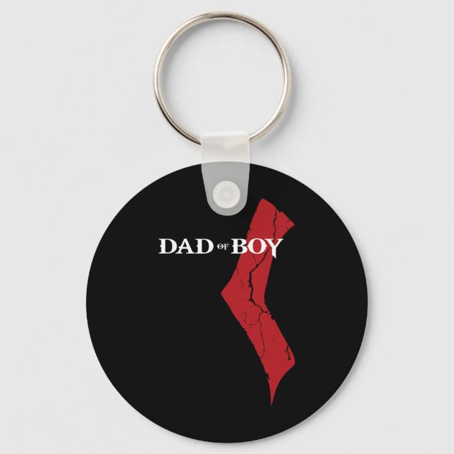 God Of Boy - Dad Video Game Father's Day Edition  Key Ring (Front)