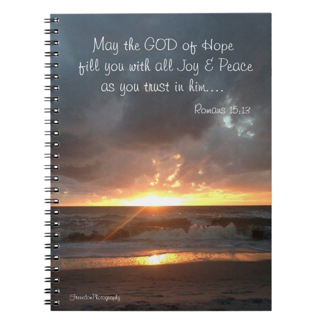 God of Hope Notebook (Front)