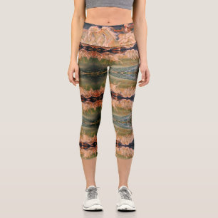 God of the Sea King Neptune Capri Leggings