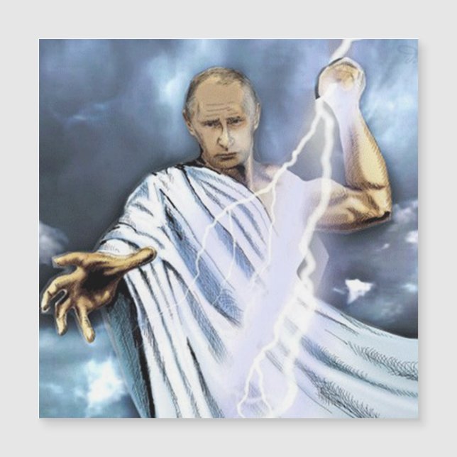 God of Thunder Magnetic Card (Front)