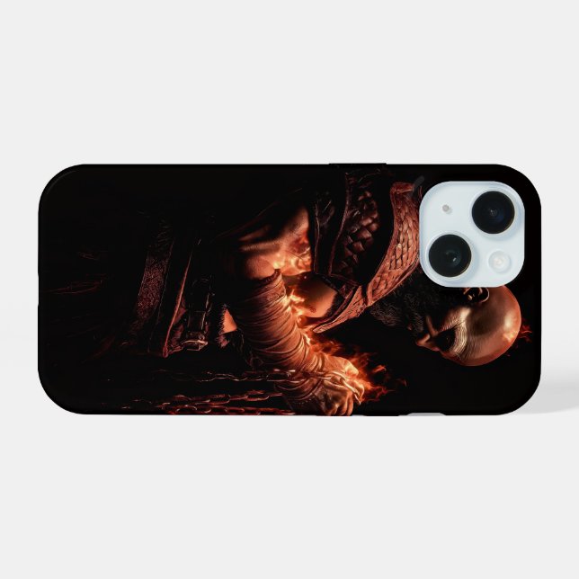 God of War Kratos iPhone 15 Case (Back Horizontal)
