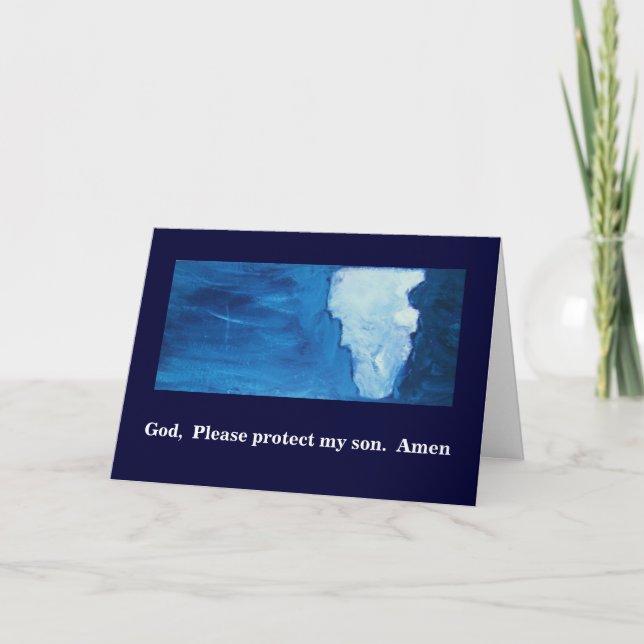 GOD, PLEASE PROTECT MY SON CARD (Front)