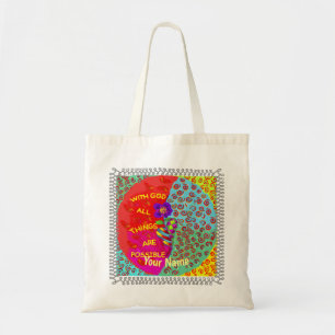 God Power Christian Tote Bag