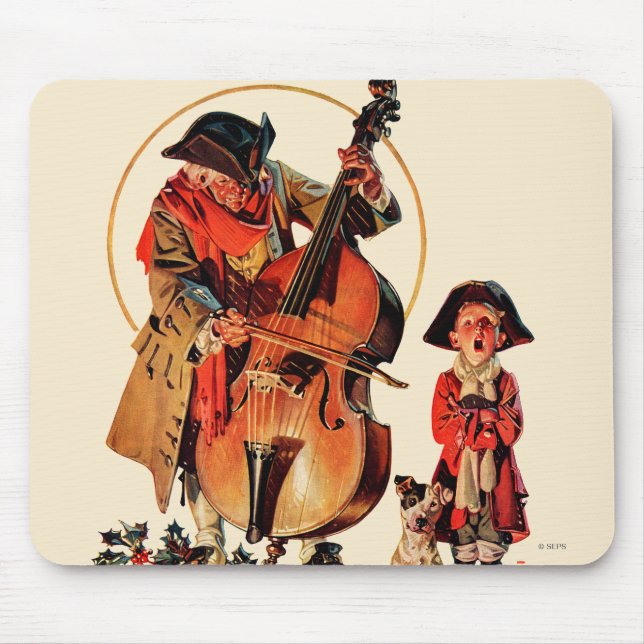 God Rest Ye Merrie Gentlemen Mouse Pad (Front)