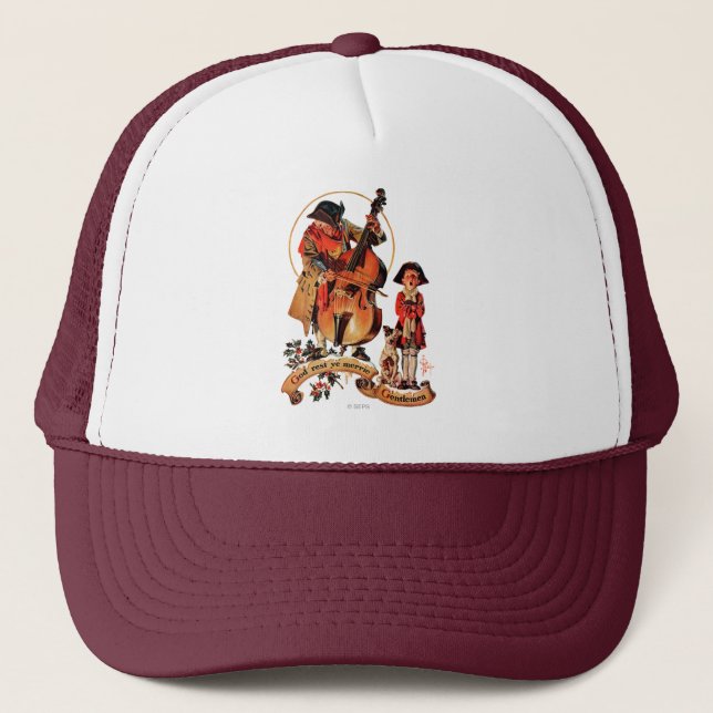 God Rest Ye Merrie Gentlemen Trucker Hat (Front)