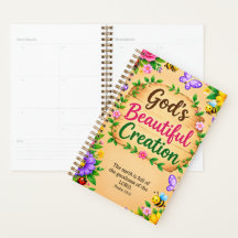 God’s Beautiful Creation Christian Planner
