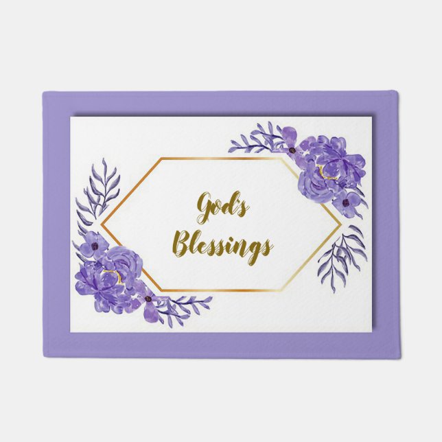 God’s Blessings Doormat (Front)