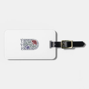 God’s Got This Vintage Floral Faith Luggage Tag
