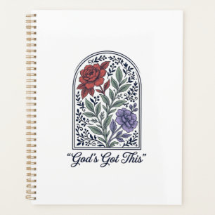God’s Got This Vintage Floral Faith Planner