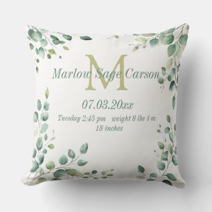 God’s Masterpiece Baby Pillow Botanical