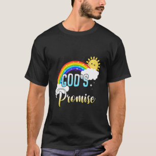 God s Promise a Rainbow  Christian Religion Saying T-Shirt