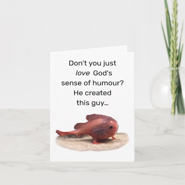 God’s Quirky Creation Card (Front)