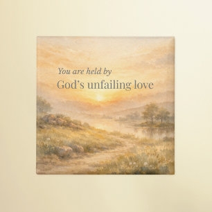 God’s Unfailing Love Christian Encouragement Magnet
