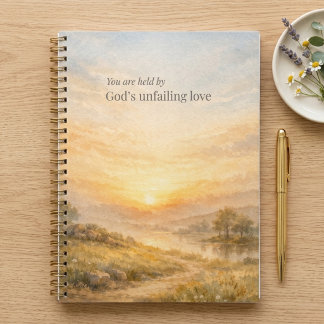 God’s Unfailing Love Christian Encouragement Notebook