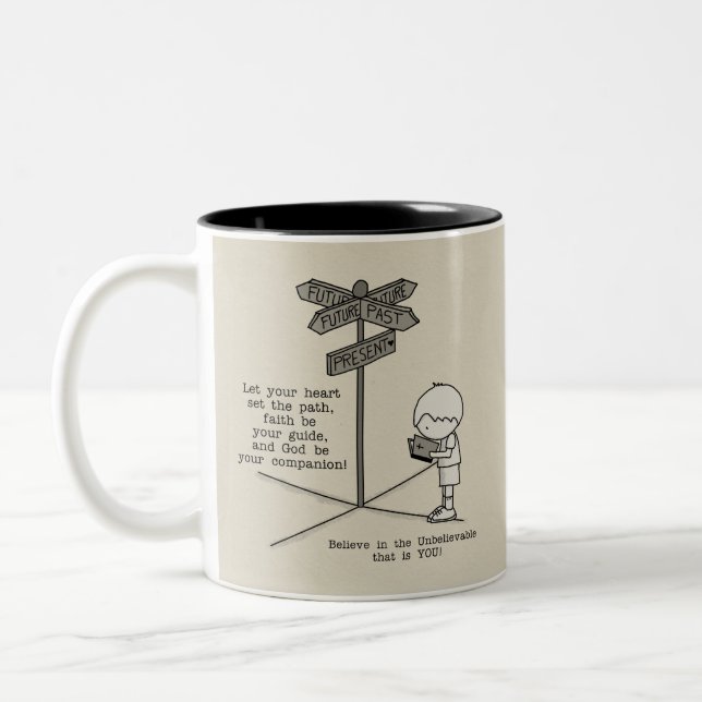 God’s Your Companion Two-Tone Coffee Mug (Left)